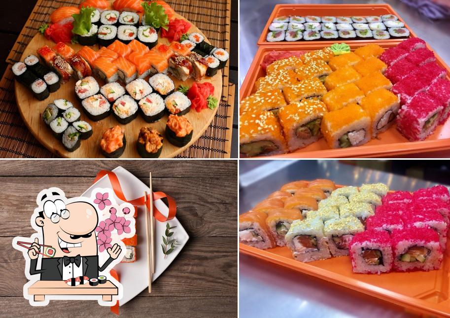 Les sushi sont offerts par MYBOX