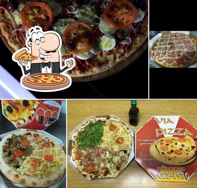 Try out pizza at Via Pizza