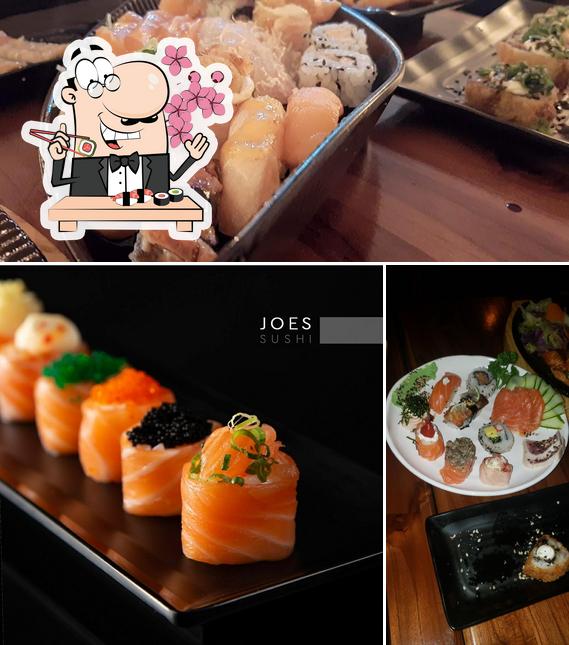 Escolha diversas opções de sushi