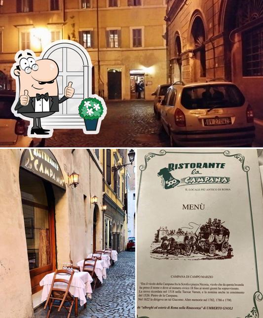 L'extérieur de Ristorante la Campana