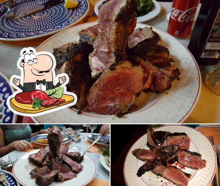 Scegli i un pasto a base di carne a Perseus