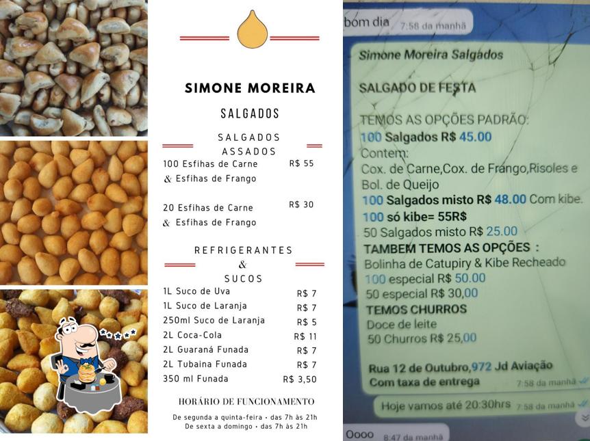 Comida em Simone Moreira Salgados