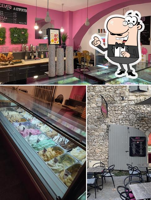 L'intérieur de Gelato Bar