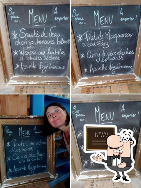 Découvrez le menu du jour sur le tableau