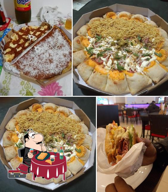 Waffles em Pizzaria Exagerada