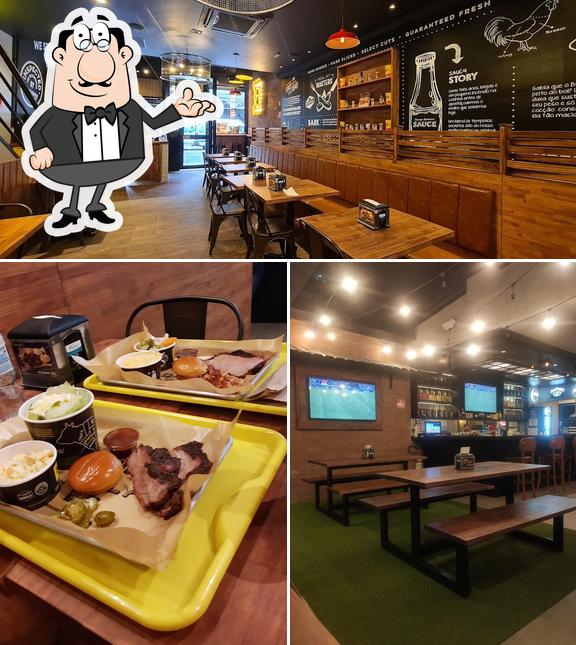 O interior do Dickey's Barbecue Pit Brasil