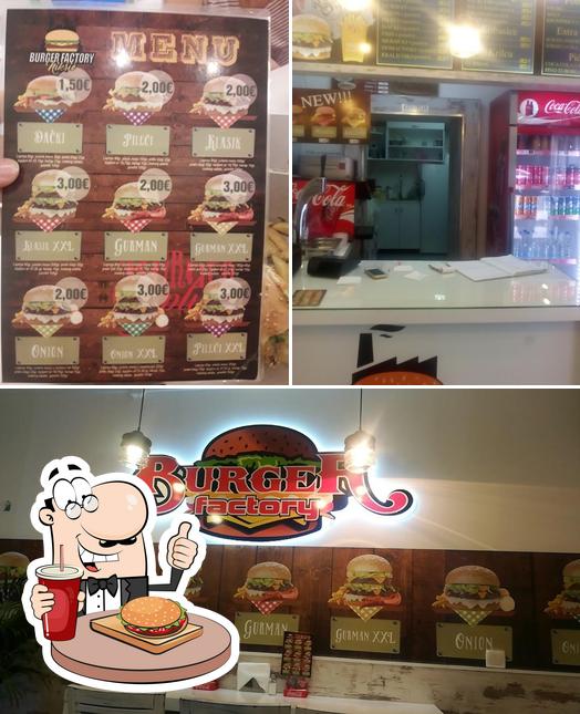 Faites-vous plaisir avec un hamburger à Burger FACTORY