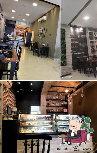 A imagem a Caramelle Café e Doceria’s interior e exterior