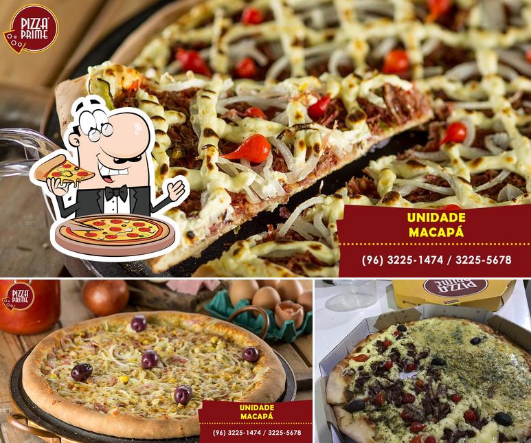 Experimente diferentes tipos de pizza