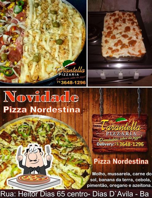 Consiga pizza no Tarantella Pizzaria