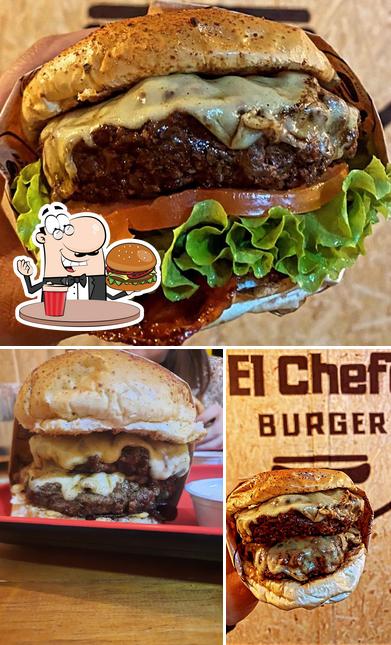 Peça um hambúrguer no El Chefe Burger
