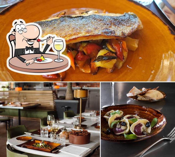 Platti al Ristorante Alle Scuderie di Reschio
