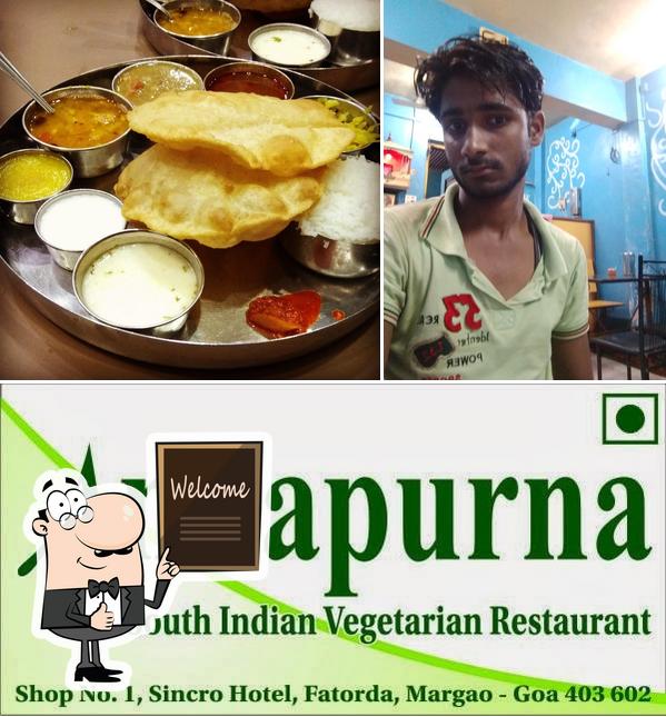Look at this image of Annapurna Veg Restaurant