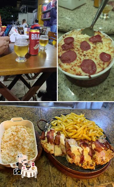 Platos en Fama Lanche e Pizzaria