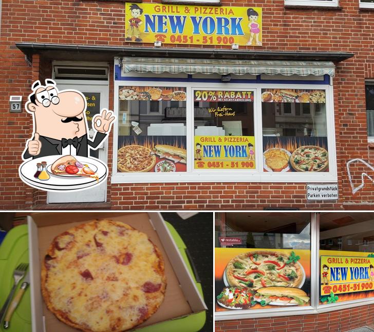 В "New York Grill & Pizzeria" вы можете заказать пиццу