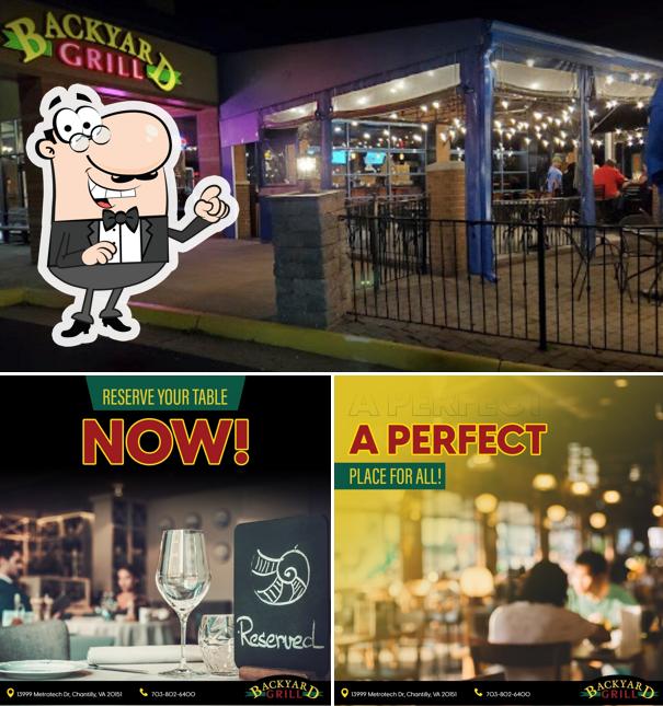 Backyard Grill in Chantilly Restaurant menu and reviews