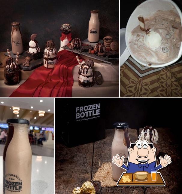 Clam chowder at Frozen Bottle - Milkshakes, Desserts, and Ice Cream