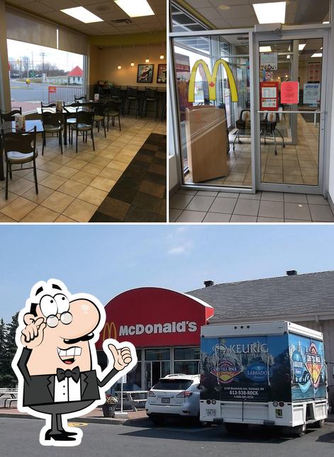 L'intérieur de McDonald's