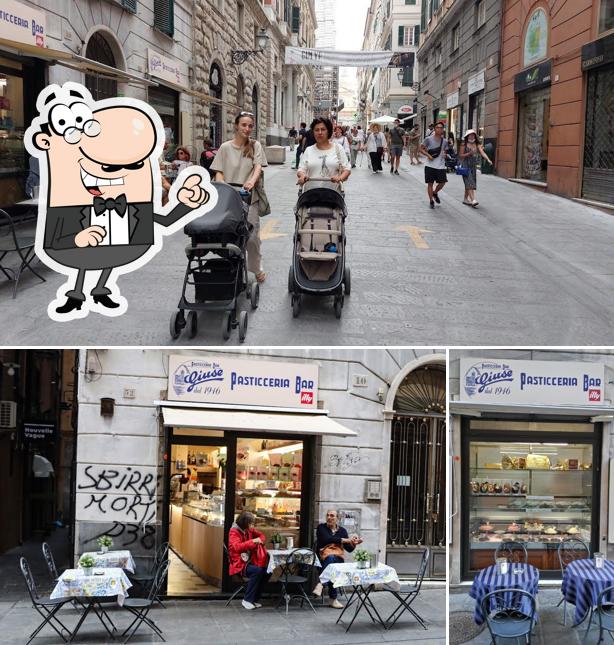 Gli interni di Pasticceria Giuse Genova