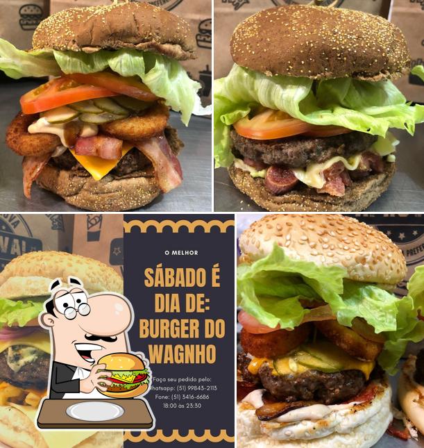 Hambúrguer em Burger do Wagnho