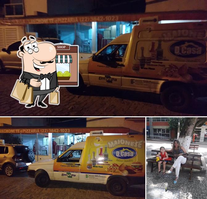 O exterior do C & L Colega - Lanchonete e Pizzaria