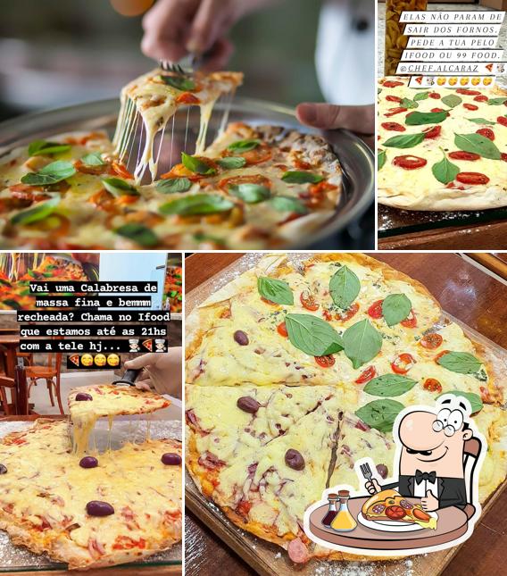 Consiga pizza no Chef Alcaraz - Pizza • Café