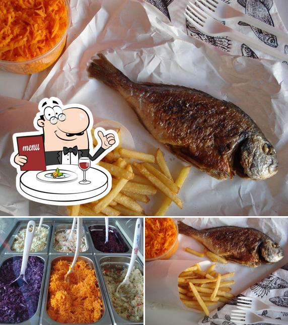 Блюда в "Smażalnia ryb w Katowicach/ Hot Fish Chilli Peppers"