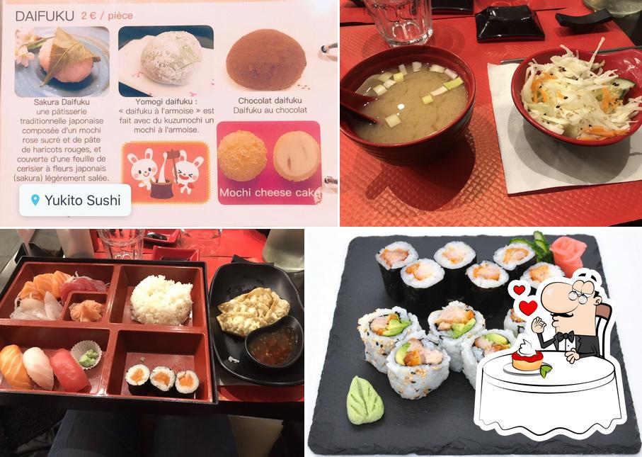 Yukito Sushi offre une sélection de desserts