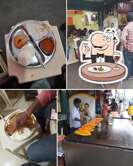 Food at Andhra Idli center
