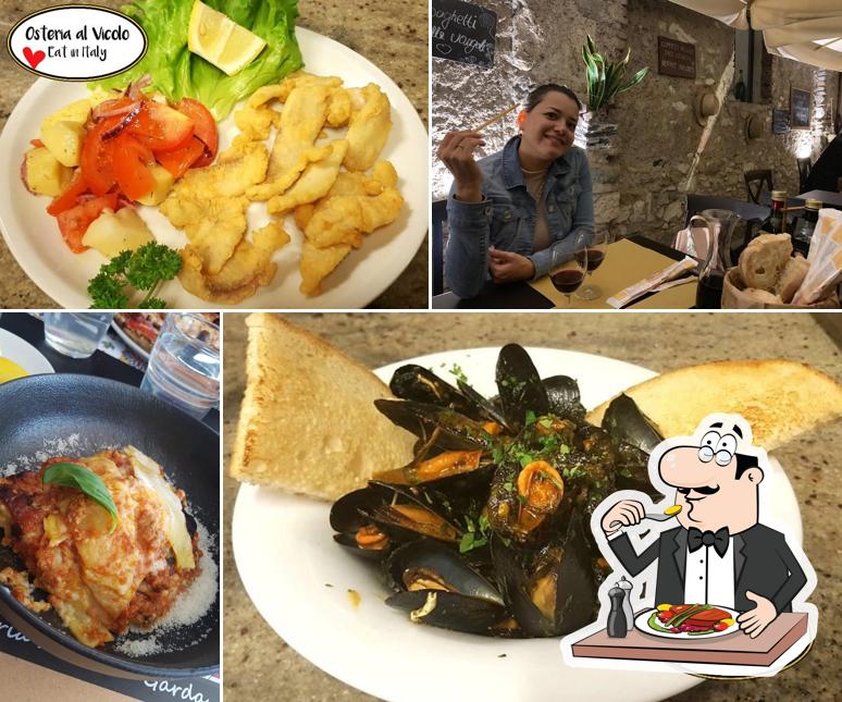 Platti al 'Osteria Al Vicolo'