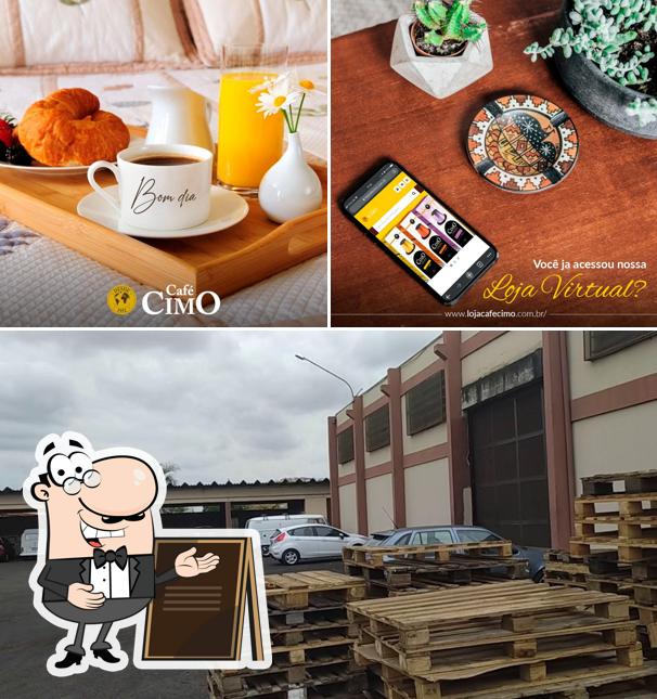 Dê uma olhada a ilustração apresentando exterior e comida a Cimo Alimentos Comércio & Exportação Ltda