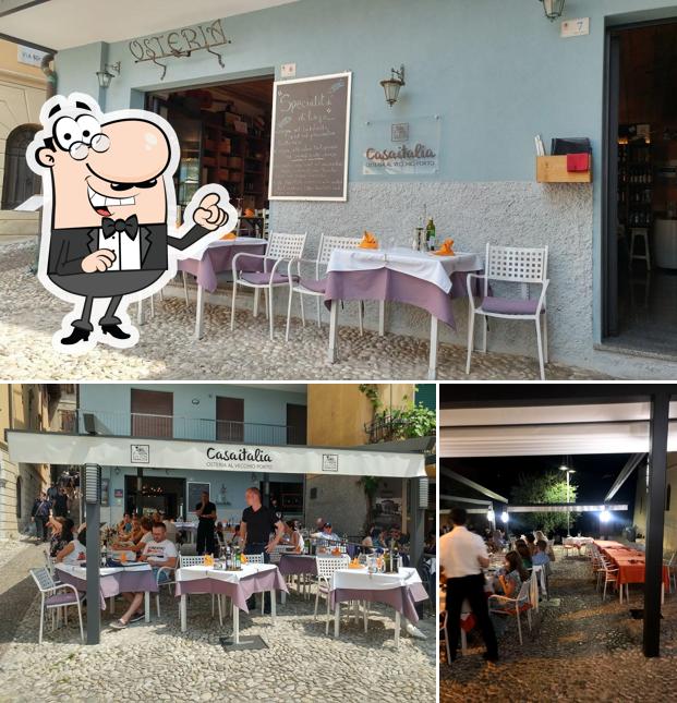 Интерьер "Osteria Al Vecchio Porte Casaitailia"