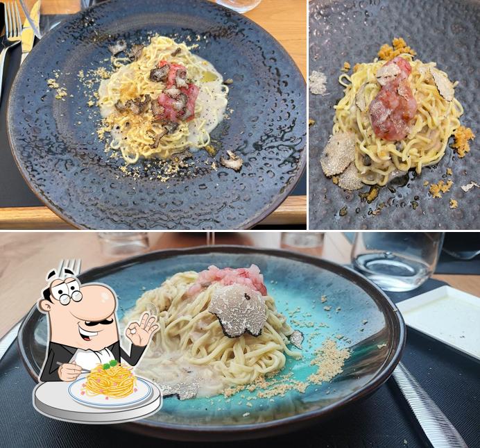 Spaghetti alla carbonara al Ristorante Sa Cardiga e Su Pisci