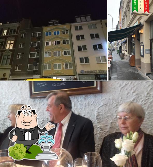 L'extérieur de Pizzeria Pinocchio Gladbacherstraße 39 (Nähe Cinedom)