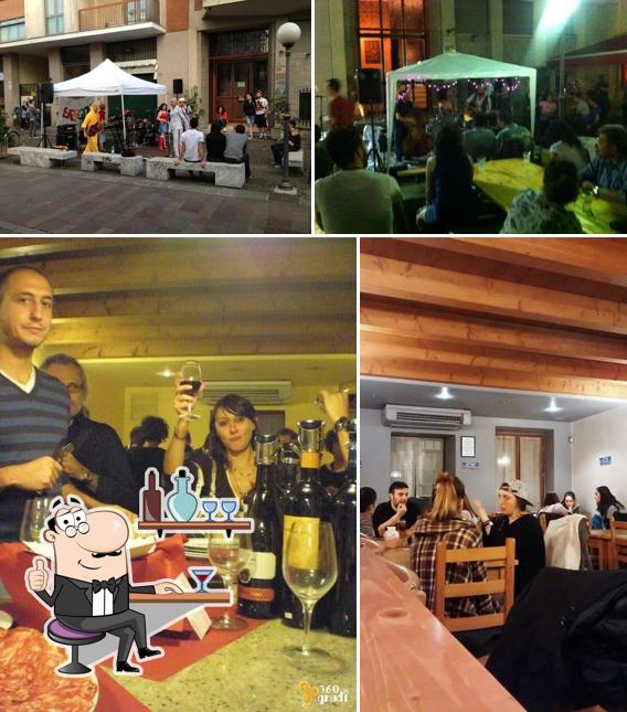 Gli interni di Uva Viva Wine Bar