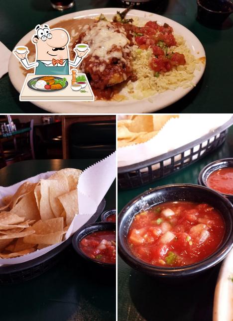 Food at Chimi's Mexican Restaurant