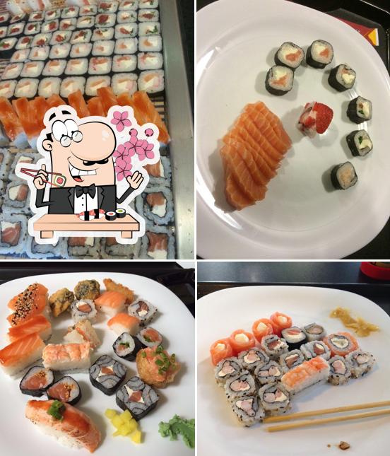 Escolha diversas opções de sushi