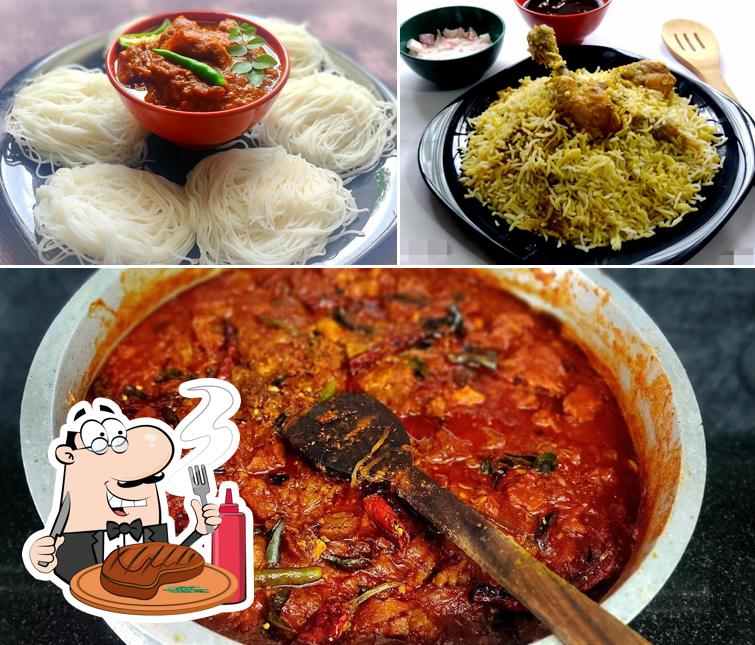 Pick meat dishes at Zamyas kitchen