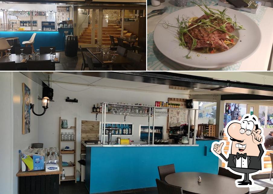La photo de la intérieur et nourriture concernant Restaurant L'O2 Mer Seafood Bonifacio