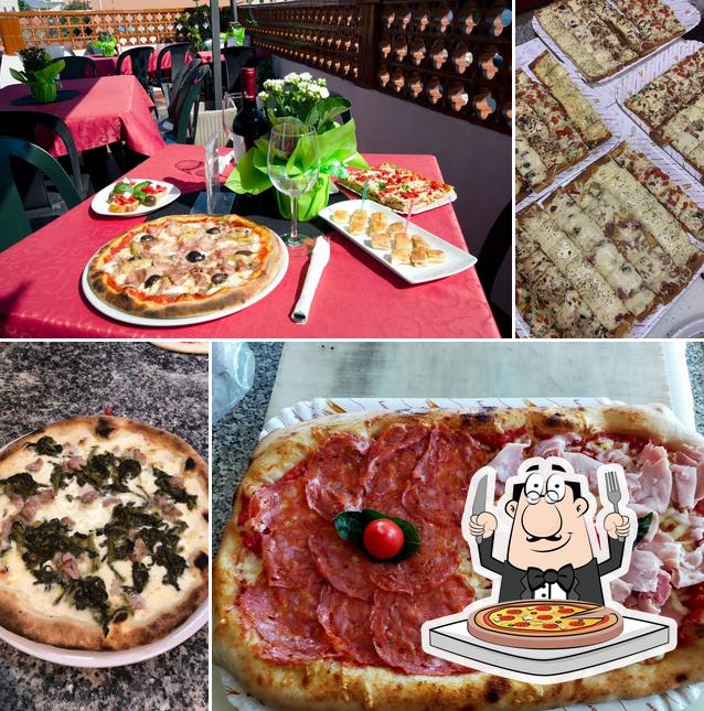 Ordina una pizza a Ritrovo Donato Bar Pizzeria Gelateria Graniteria