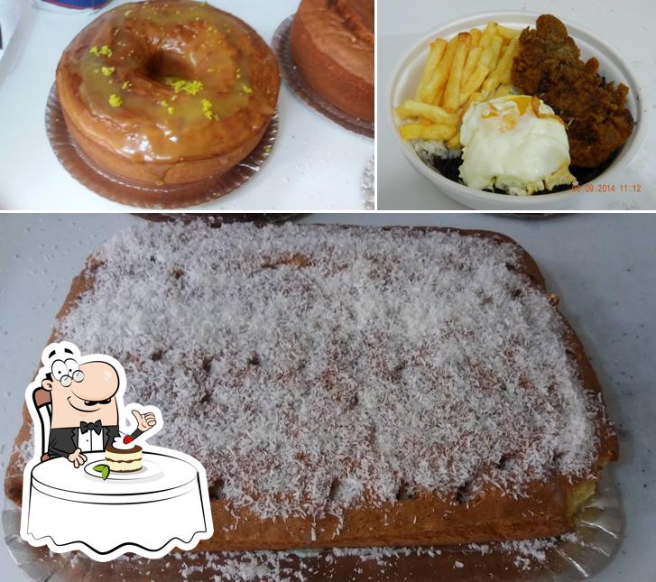 Restaurante Gostinho Caseiro oferece uma escolha de sobremesas