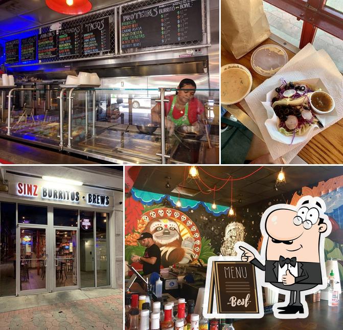 Sinz Burritos in Key West Restaurant menu and reviews