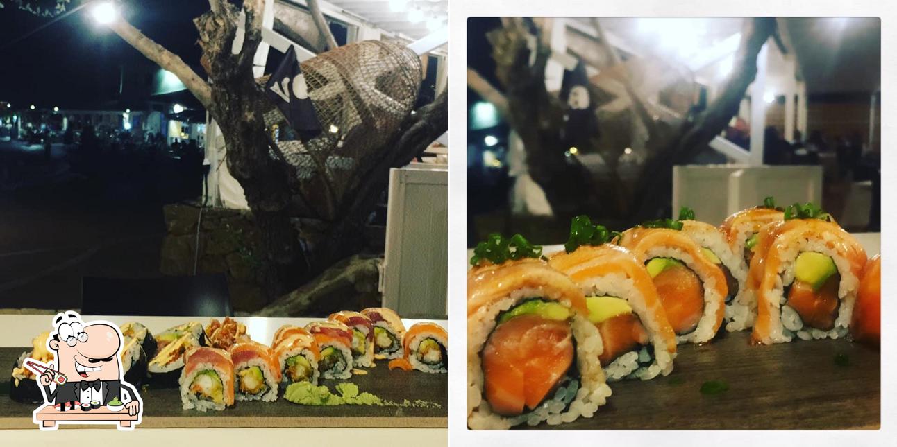 Scegli le diverse opzioni di sushi