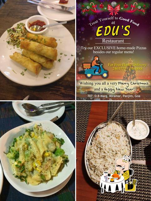 Meals at Edu's Multi Cuisine Restaurant