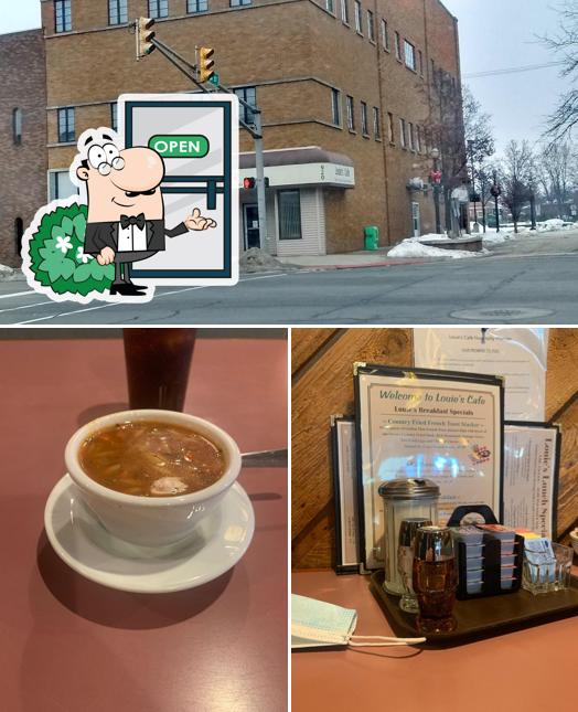 Louie's Cafe in La Porte Restaurant menu and reviews