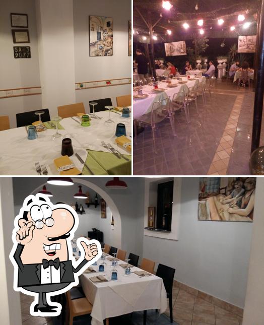 Gli interni di Osteria 'o Ciardin