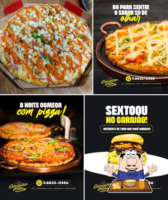 Sanduíche de carne de porco desfiada em Garajão Pizza