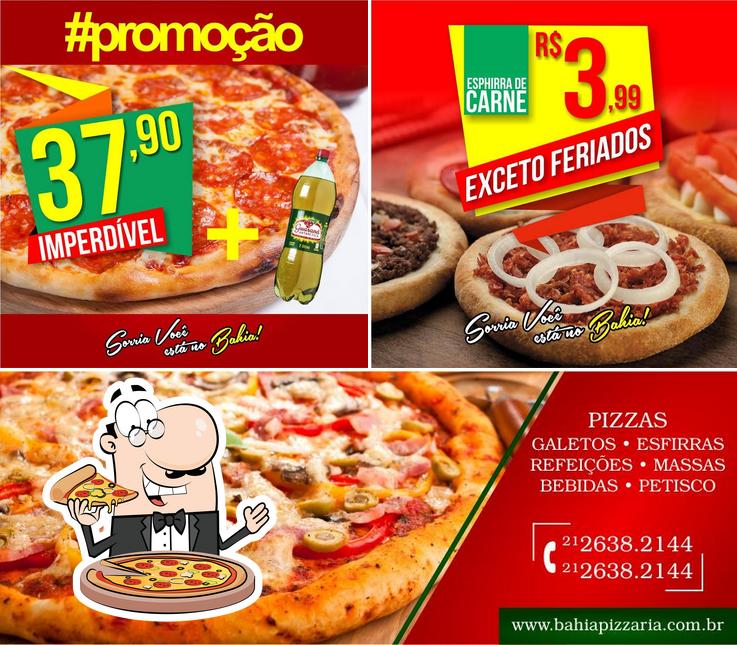 Peça pizza no Bahia Pizza