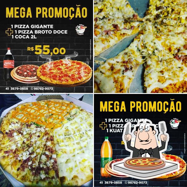 Experimente pizza no Dom Gubert Pizzaria