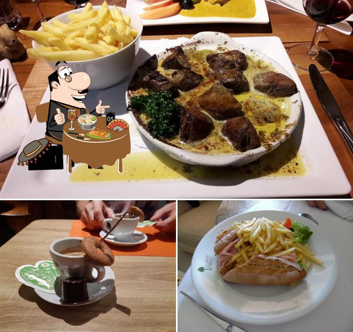 Platti al Restaurant Löwen Herdern